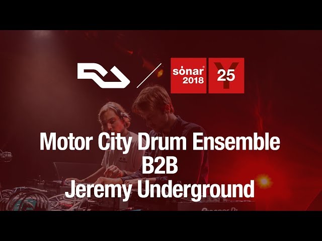 RA Live: Motor City Drum Ensemble and Jeremy Underground at Sónar 2018