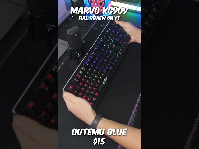 Marvo KG909 - Outemu Blue Switches ASMR