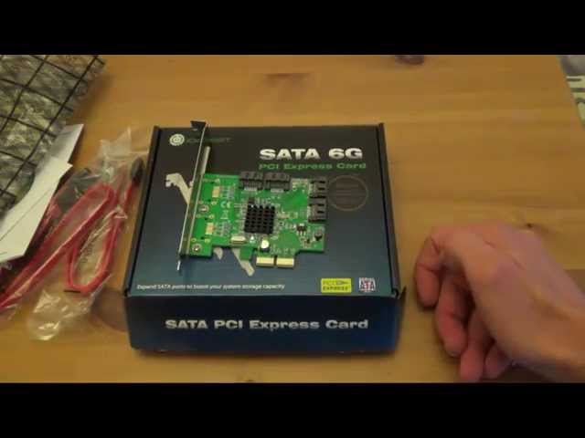 Unboxing Syba / Iocrest 4 Port SATA 6Gbps Card