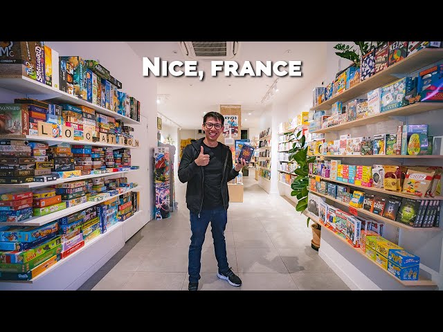 Visiting a Board Game Store in France!