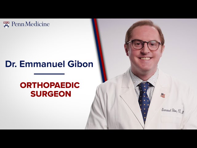 Meet Dr. Emmanuel Gibon – Orthopaedic Surgeon