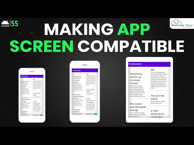 Making App Screen Compatible in Android Studio | Support Multiple Screen Sizes