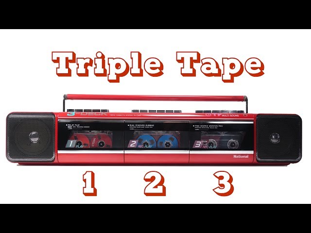 The Three Cassette 'Boombox'