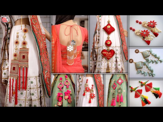 Trendy! Girl's Latest Fashion DIY Tassel For Blouses, Lehengas - Outfits || Latkan Making At Home