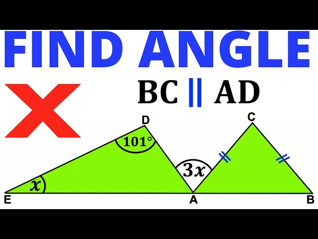 Find the angle X | How to Solve this Tricky Geometry problem Quickly