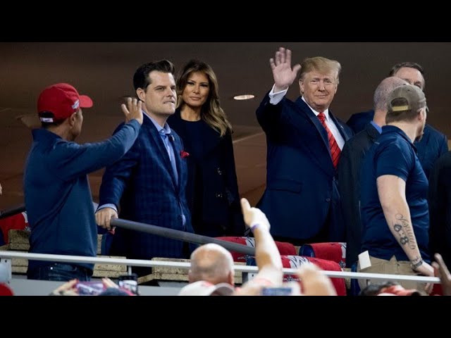 Some Nats fans were excited to see President Trump at Game 5 of the World Series!
