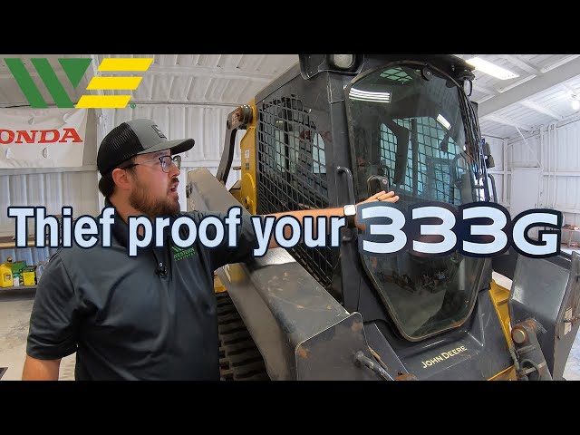 How to Thief Proof Your John Deere 333G Skid Steer - How to Use Security Codes