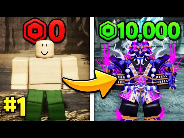 Noob To Godly With $10,000 Robux #1 Dungeon Quest