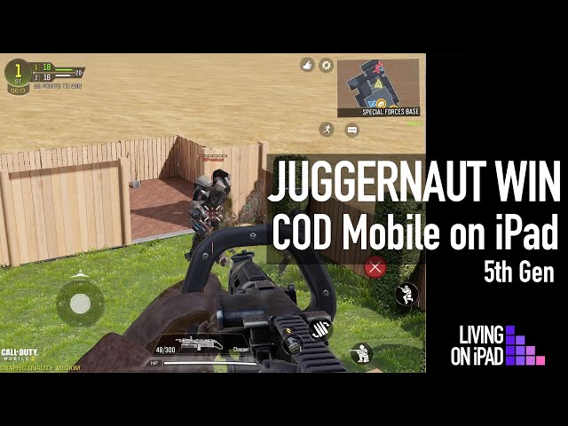 COD Mobile Juggernaut Win on iPad (Call of Duty Mobile)
