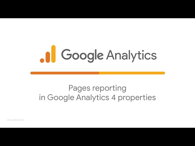 Pages reporting in Google Analytics 4 properties
