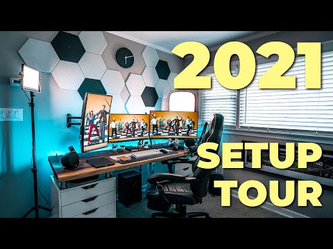 My Updated YouTube Gaming Setup / Room Tour - 2021