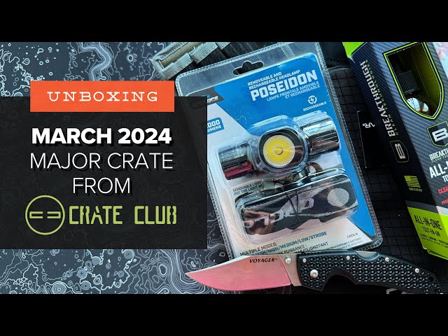 Tactical Toys - Unboxing the Crate Club Major Crate: March 2024