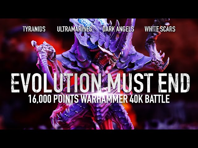 Space Marines Must End the Tyranid Evolution. Warhammer 40k over 16,000 points in this battle!