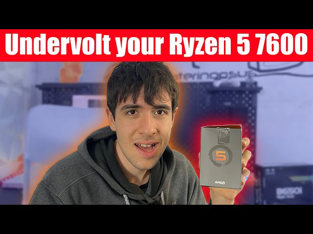 Undervolt your Ryzen 5 7600 for more FPS and Lower Temperature!