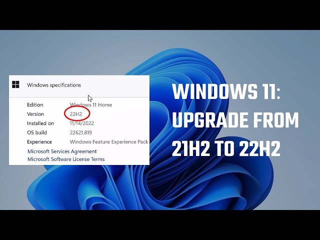 How to update windows 11 from 21H2 to 22H2 manually? | 2022