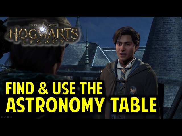 Find and Use the Astronomy Table in Astronomy Class | Hogwarts Legacy