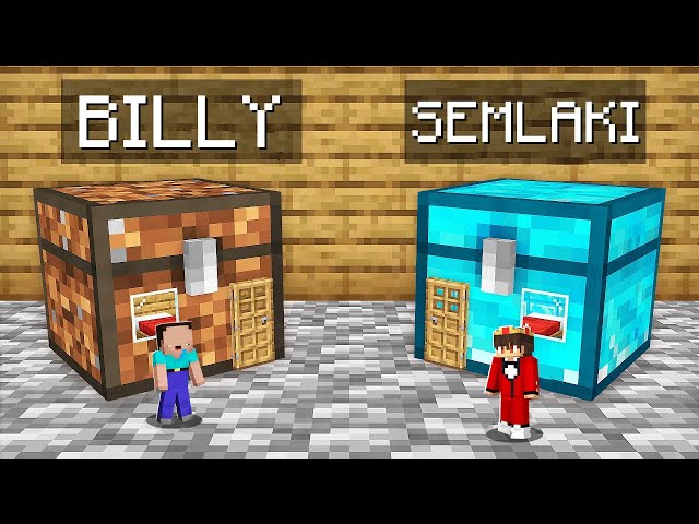 Billy Arm vs Semlaki Reich KISTE Bau Challenge in Minecraft