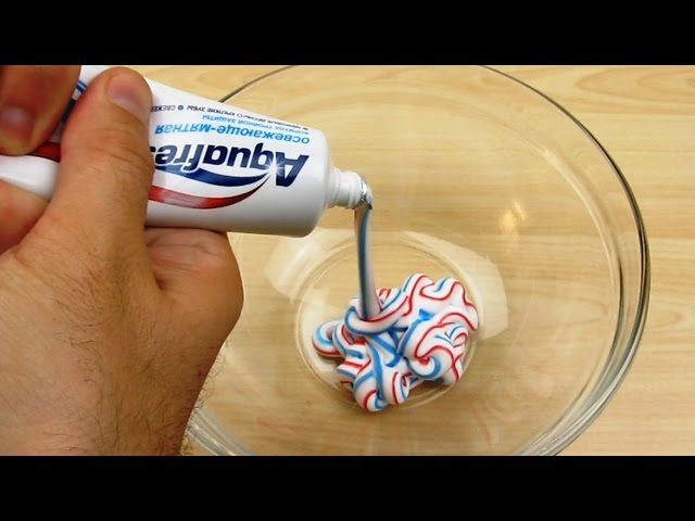 My toothpaste slime! Something went wrong! (English Subtitles)