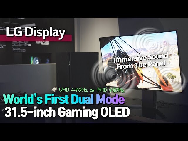 The New High-end Gaming OLED [LG Display's 31.5-inch Gaming OLED]
