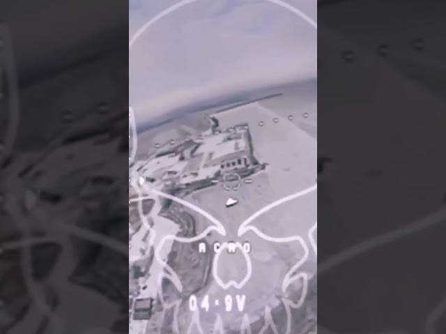 Ukrainian Drone strikes Russian Comms facility. Like and Follow for more rare Videos.