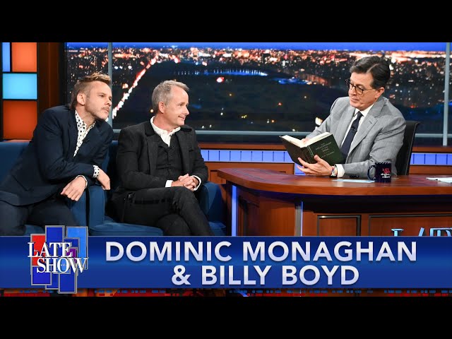 Dominic Monaghan, Billy Boyd, And Peter Jackson Try To Stump Stephen With LOTR Trivia