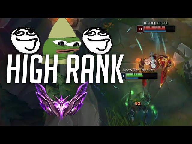 HIGH RANK MEANS BETTER SURELY...