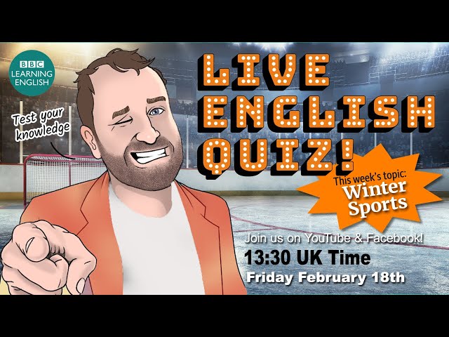 Live English Quiz #51 - Winter Sports