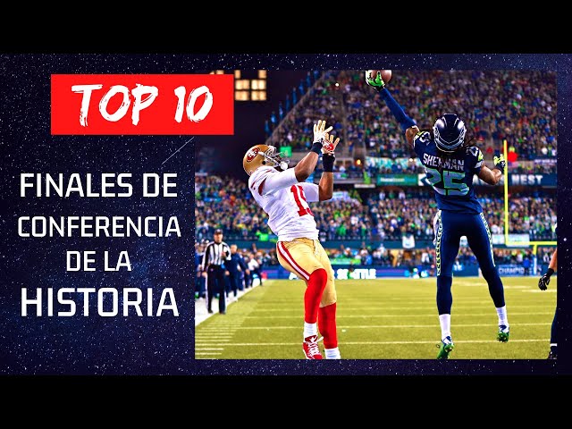 TOP 10 - LAS MEJORES FINALES DE CONFERENCIA DE LA HISTORIA | NFL RETRO | NFL PLAYOFFS