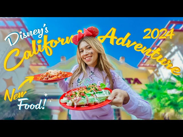NEW FOOD At DISNEY'S Boardwalk Pizza & Pasta | Food and Wine Booths At Disney California Adventure!