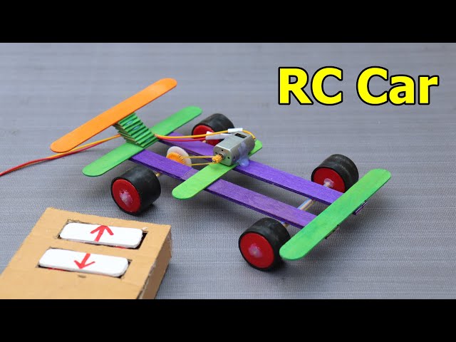 "Remote Controlled Car" How to Make a RC Car at Home
