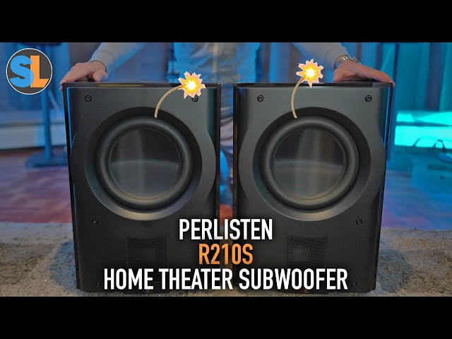 DROPPING 💣 💣  Perlisten R210s THX Home Theater Subwoofer Review