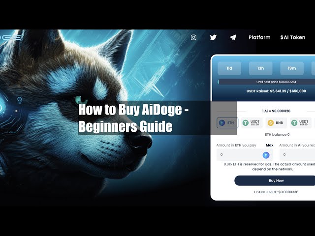 How to Buy AiDoge - Beginners Guide