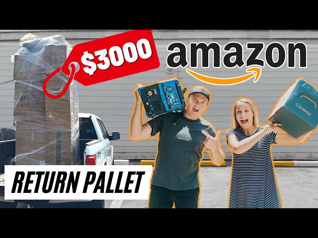 We Spent $675 On a Pallet of AMAZON Returns - Unboxing $3000 in MYSTERY Items!
