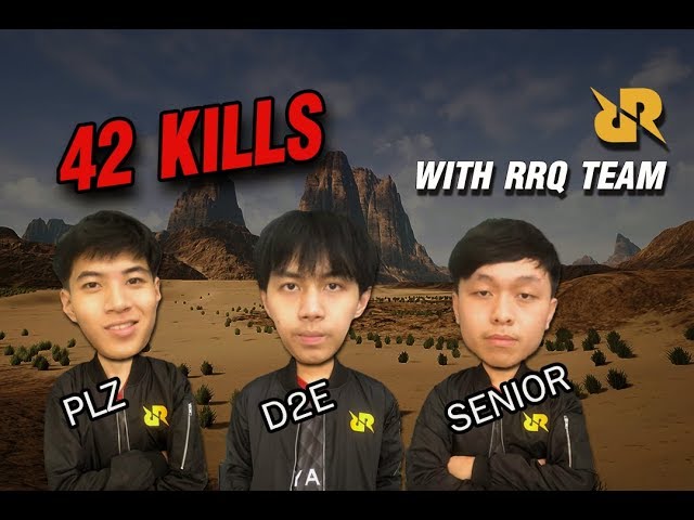 PubG M : RRQ D2E 42 Kill Team RRQ ตะลีบันจัด (Full Clip)