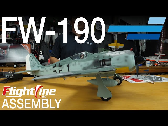 FlightLine FW-190 V2 1120mm - Unboxing & Assembly - Motion RC