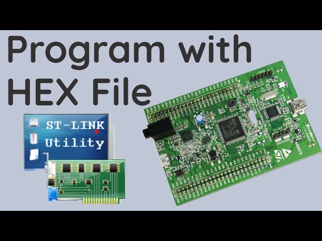 How to program a HEX file to the STM32F4 Discovery Board