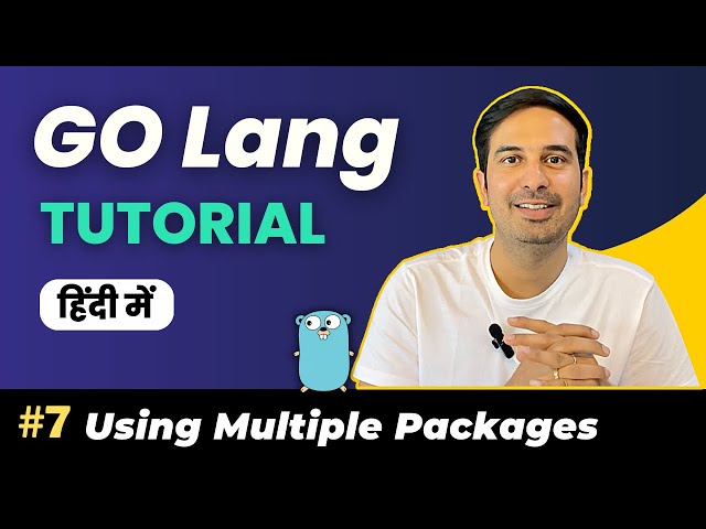Import Multiple Packages in 🥸 GO [Ep-7] | GO Language course in Hindi #golang