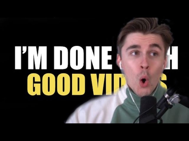 Ludwig Reacts to "I'm Done Making Good Videos" by VideoGameDunkey