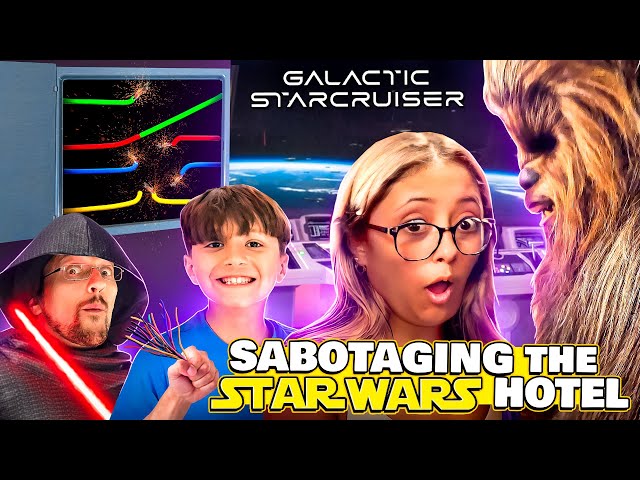 We Slept in Outer Space & Betrayed the Space People! (FV Family Star Wars' Hotel Galactic Review)