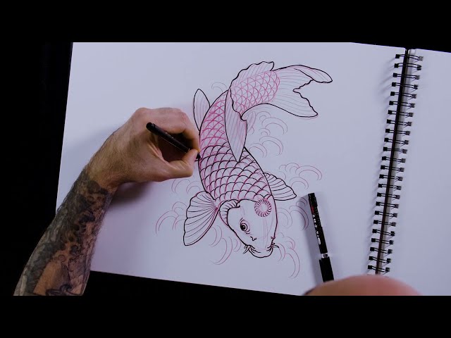 Chris Garver's Koi Tutorial | Tattoodo | Art Class
