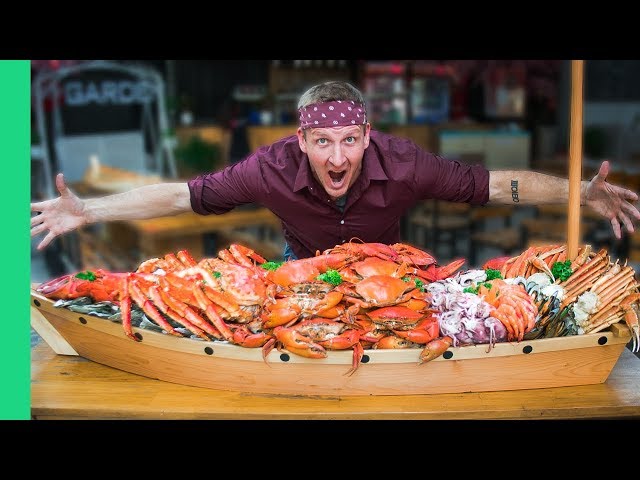 66 POUND SEAFOOD BOAT CHALLENGE (World Record Attempt!)