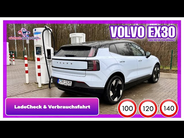 Volvo EX30 Verbrauchsfahrt & Ladecheck ist das effizient⁉️