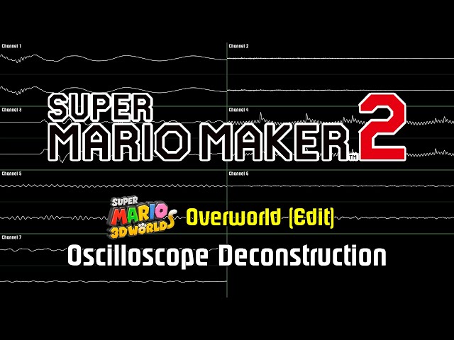 Super Mario Maker 2 - SM3DW Overworld (Edit) [Oscilloscope Deconstruction]