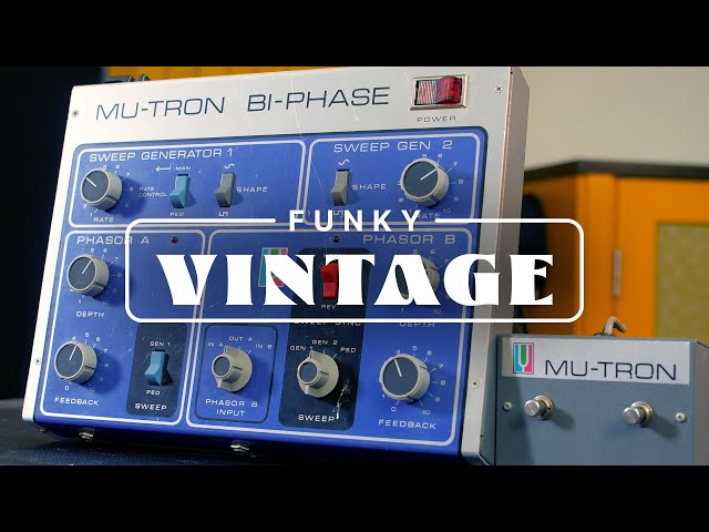 Playing a '70s Mu-Tron Bi-Phase on Everything | Funky Vintage Found on Reverb