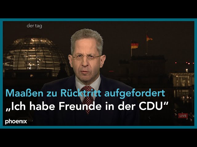 Hans-Georg Maaßen zur Aufforderung des CDU-Präsidiums, die Partei zu verlassen