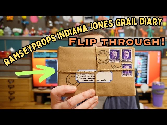 Ramseyprops Indiana Jones Grail Diary flip through