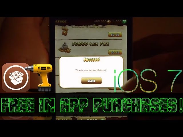 How To Get All In-App Purchases For FREE on iOS 7.0.4 & Below! Working on all devices!