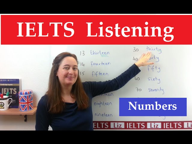IELTS Listening: Problems with numbers