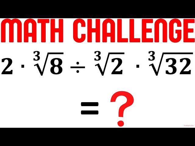 Can you simplify cube Root Radical Problem | Calculators Not Allowed | College Entrance Question
