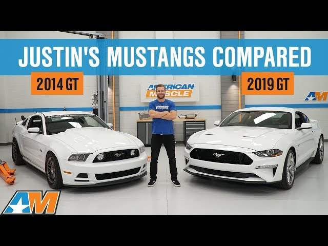 Justin Compares His 2019 Mustang GT to his 2014 Supercharged S197 Mustang GT | New Vs. Old